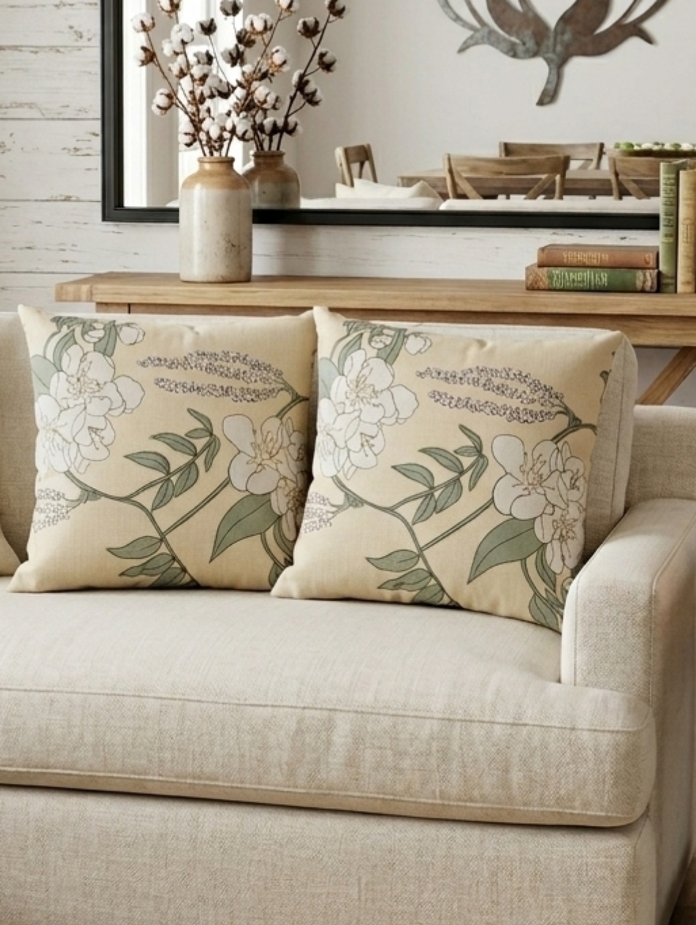 Sewing Down South Magnolia Throw Pillows - Set of 2